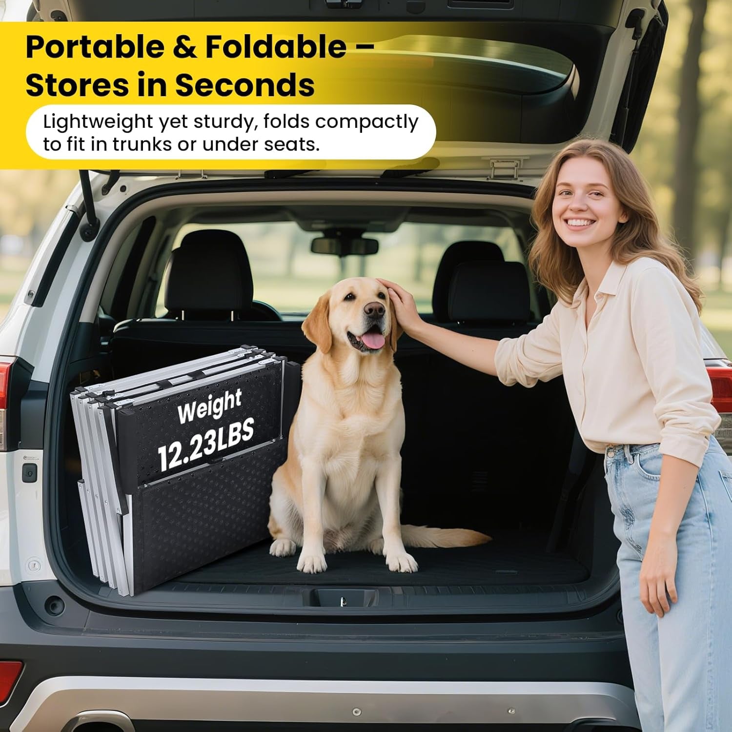 Folding car steps — additional product photo