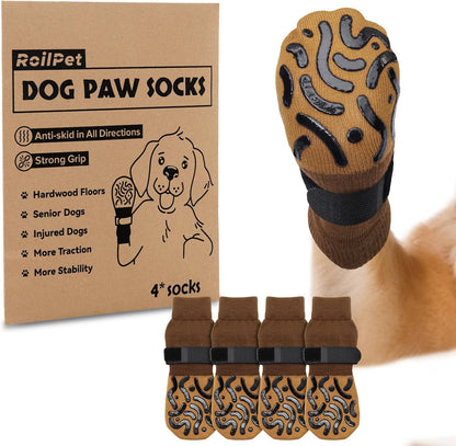 Anti-slip dog socks — size and fit reference