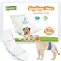 Dog Diaper Liners for Male and Female Dogs, Super Absorbent Disposable Dog Diapers Booster Pads fit Most Pet Belly Bands and Wraps