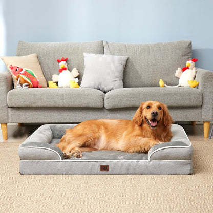 Supportive foam dog bed — additional product photo