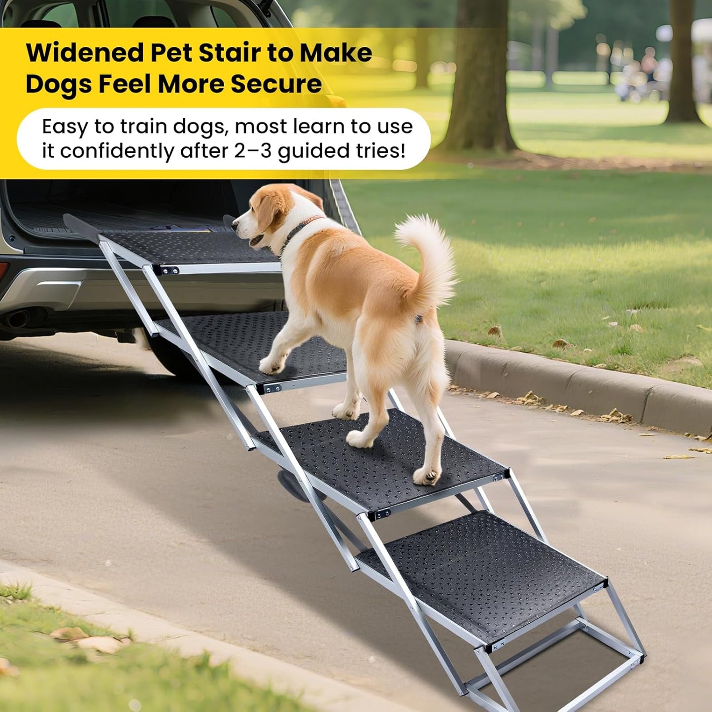 Folding car steps — additional product photo