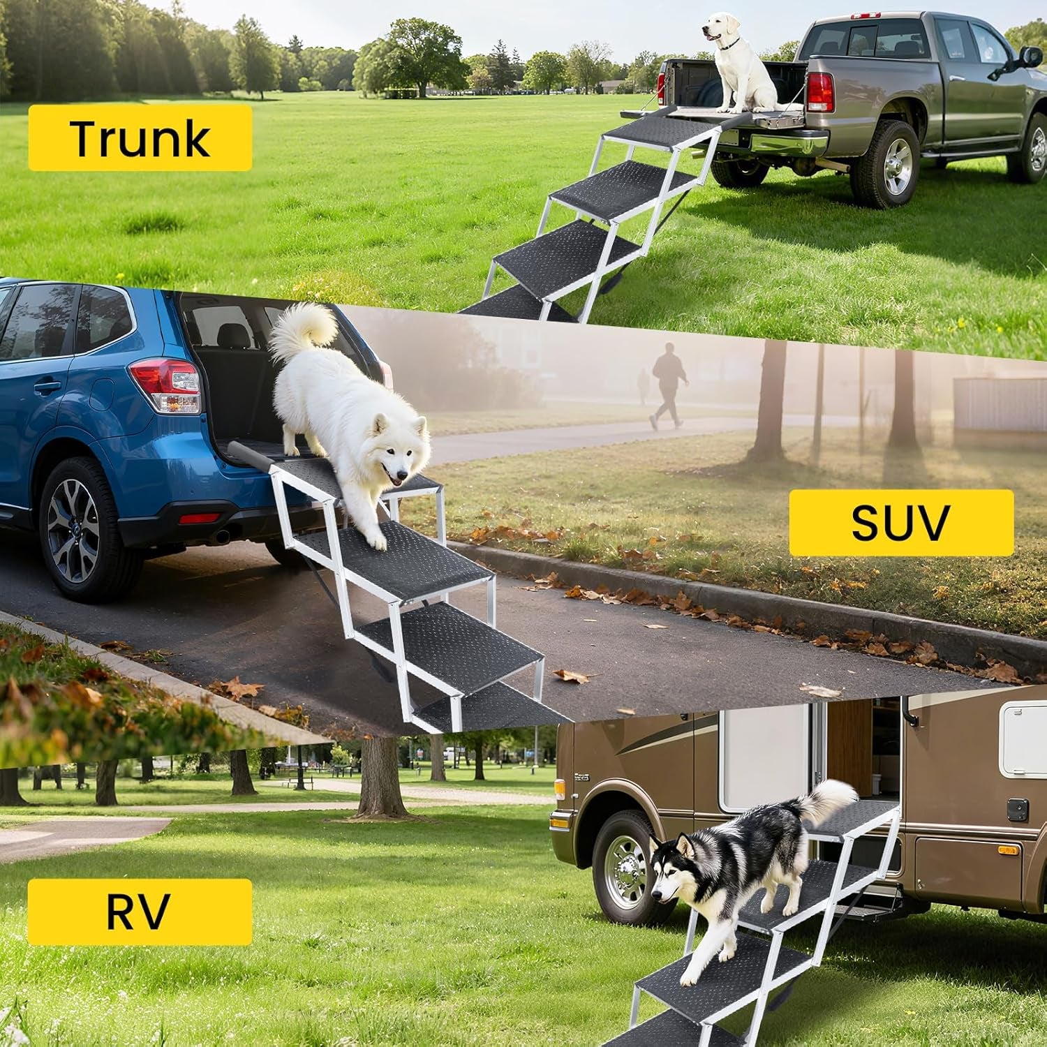 Folding car steps — additional product photo