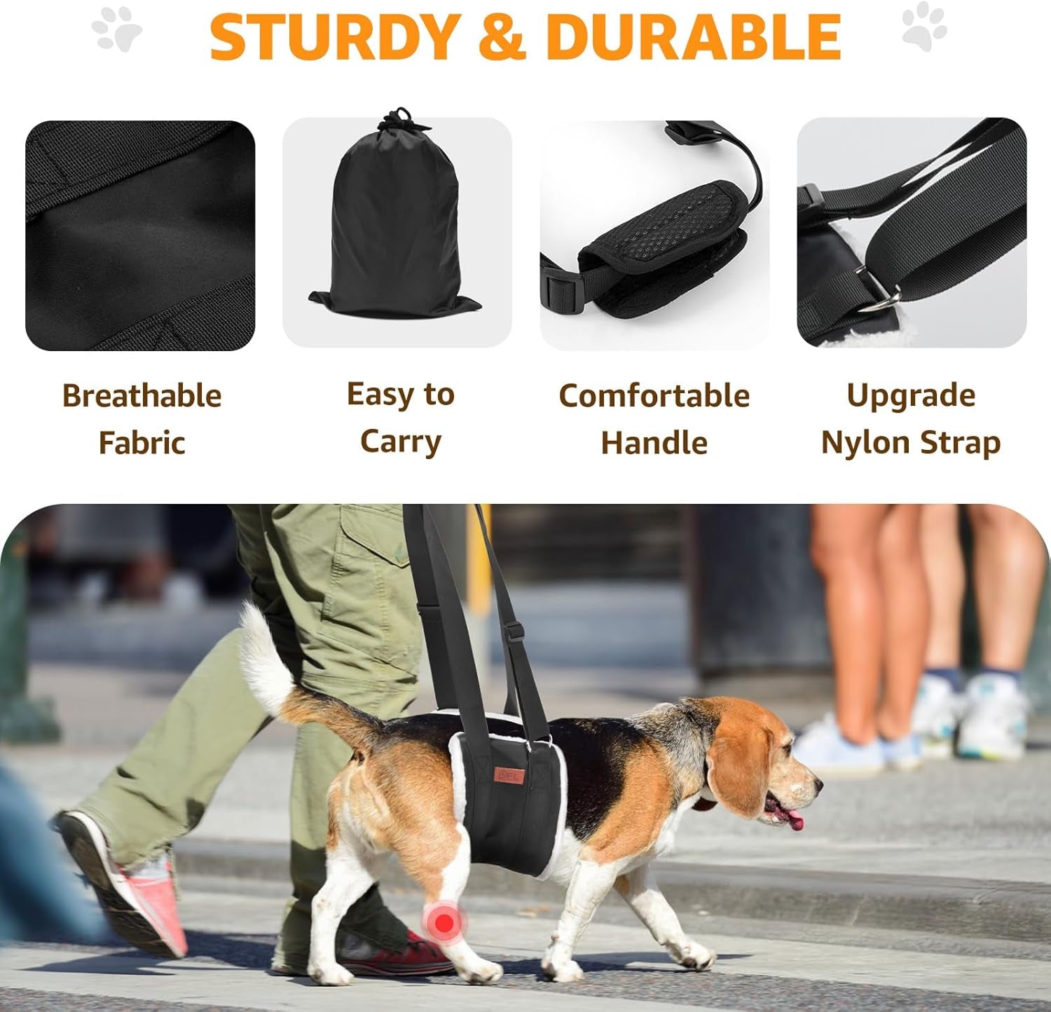 Dog lift-assist harness — additional product photo