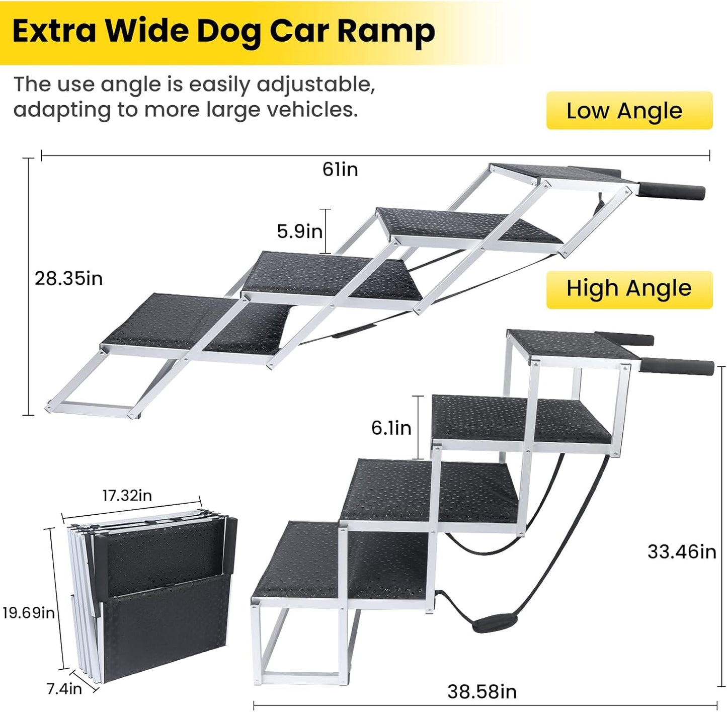 Folding car steps — additional product photo